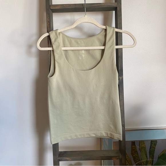 a new day Tops - A New Day Light Green Scoop Tank Top